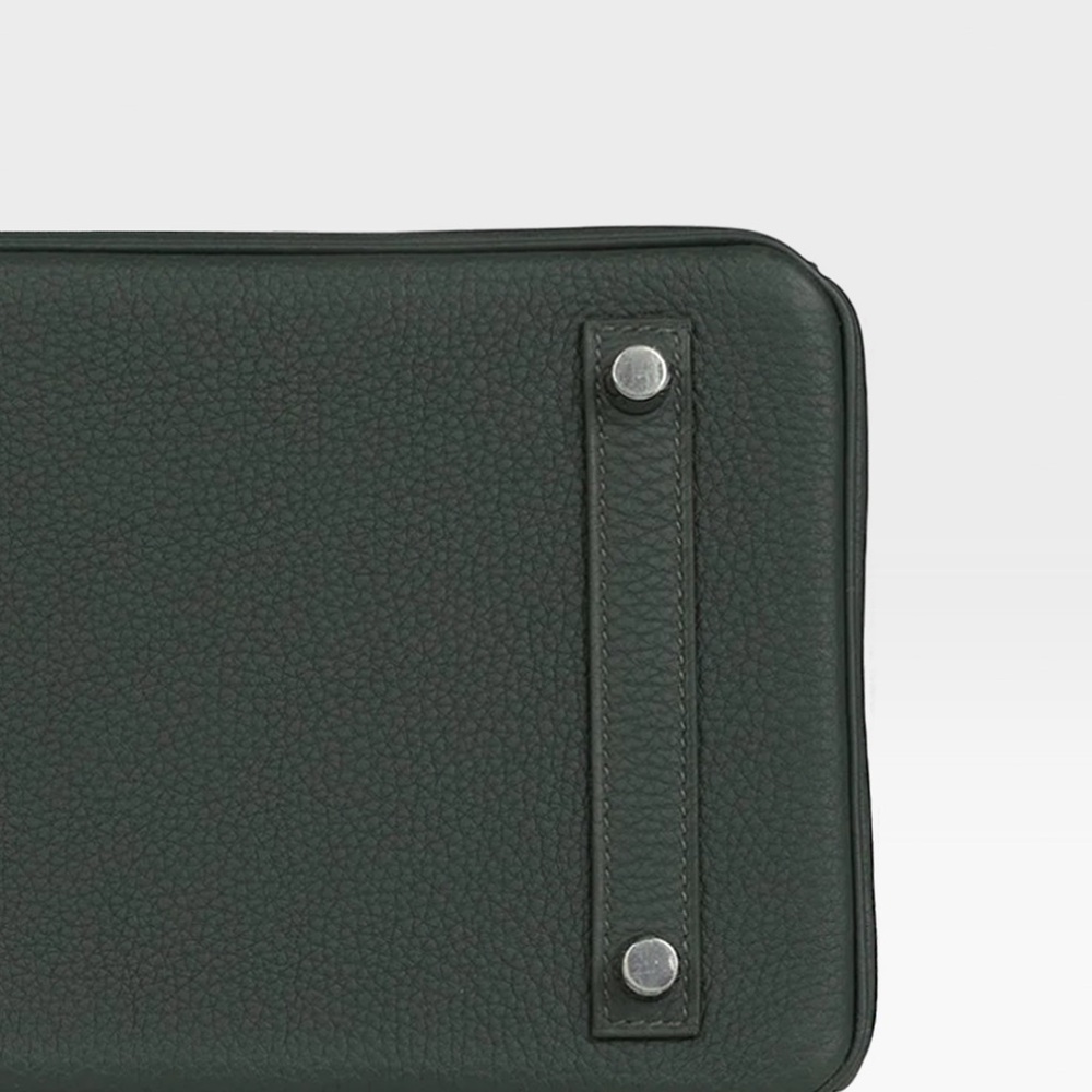 Hermès - Birkin 30 - Vert Mangrove Togo - Picture 7 of 9